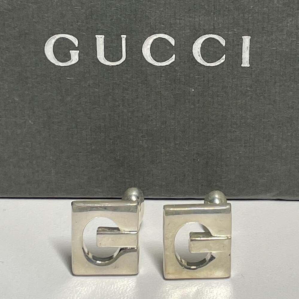GUCCI Solid Sterling Silver 925 Cufflinks